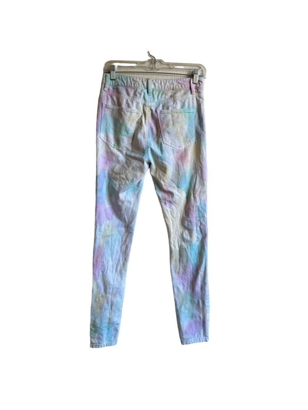 NINA ROSSI Tie Dye High Rise Jeans - Picture 11 of 12